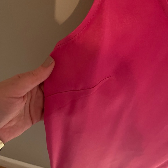 Floreat for Anthropologie silk tank, size Medium - hot pink, versatile, awesome. - Picture 3 of 6